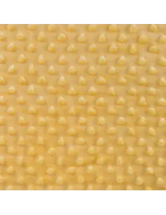 Tissu, Polaire Minky Pois Reliefs, Jaune, Laize 150 cm, 100% Polyester 255g/m² 2