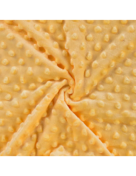 Polaire minky, jaune