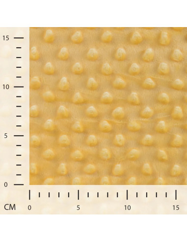 Polaire minky, jaune