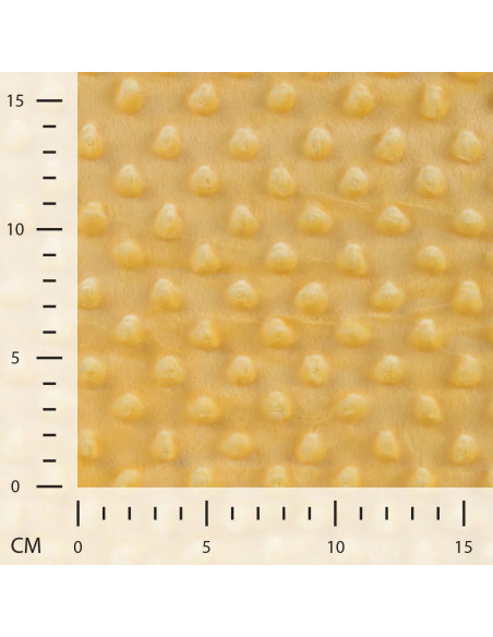 Polaire minky, jaune