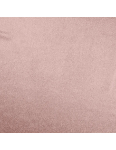 Velours de luxe, ras, souple et stretch, vieux rose