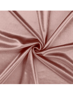 Velours de luxe, ras, souple et stretch, vieux rose 2