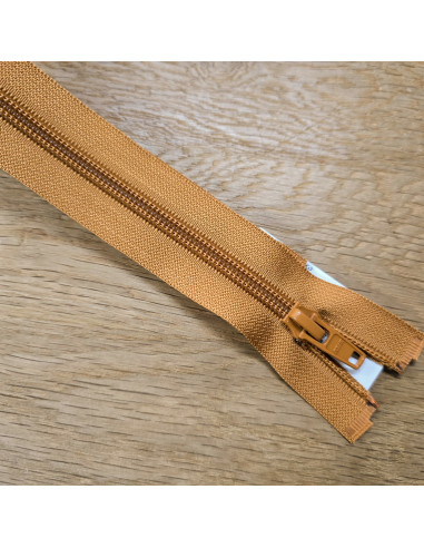 Fermeture Eclair Z52, Nylon, havane, 65cm