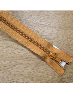 Fermeture Eclair Z52, Nylon, havane, 80cm
