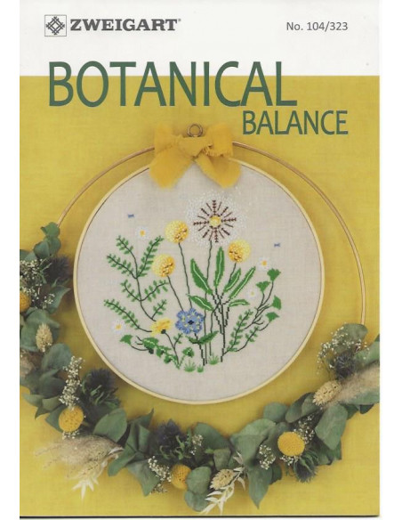 Livret de broderie N°323 - Point de croix/point compté - Botanical balance