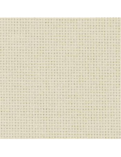 Toile à broder Aïda, coupon 48x53cm, 5,4 fils/cm, écru