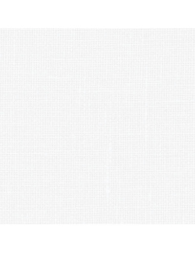 Toile à broder Belfast, lin, coupon 48x53cm, 12,6 fils/cm, blanc cassé