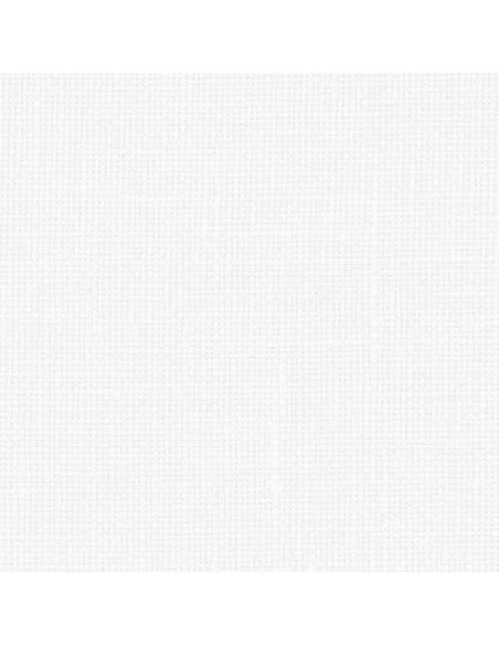 Tissu, Toile à Broder Belfast, Blanc Cassé, Coupon 48x53cm, 100% Lin pour Broderie