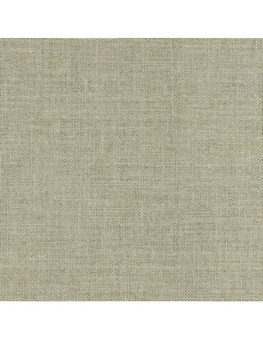 Toile à broder Belfast, lin, coupon 48x53cm, 12,6 fils/cm, naturel