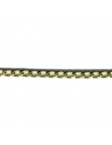 Chaine plate, 1 rang, 8mm, thermocollant, or