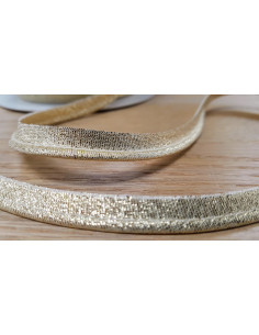 Passepoil lurex, 10mm, or 2