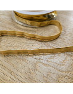 Ruban métal souple, 10mm, or