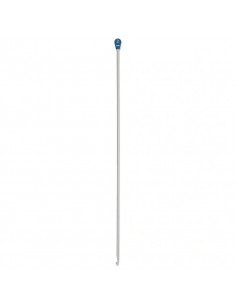 Crochet tunisien, 30cm, 3,00mm, gris 2