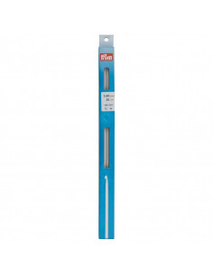 Crochet tunisien, 30cm, 3,50mm, gris