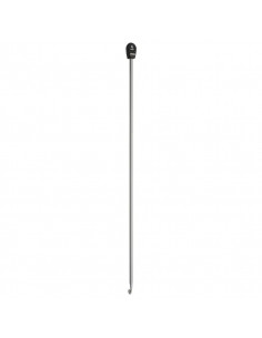 Crochet tunisien, 30cm, 4mm, gris 2