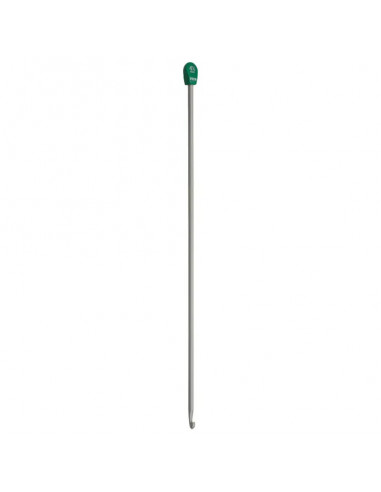 Crochet tunisien, 30cm, 4,5mm, gris