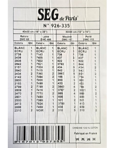 Canevas 40 x 50 cm - Les noisettes 2