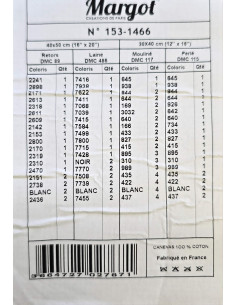 Canevas : 40x50 cm, N22 - liserons 2