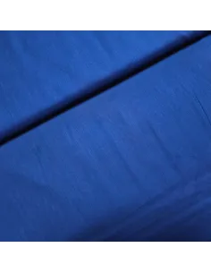 Tissu, Voile de Coton Uni, Bleu Roi, Laize 140 cm, 100% Coton 98g/m²