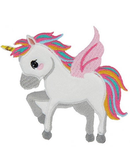Ecusson thermocollant, licorne