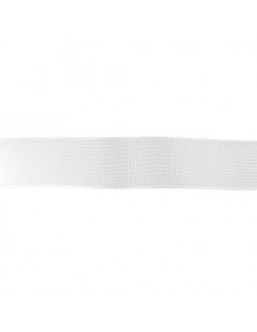 Ruban taffetas extra-fort, 15mm, blanc