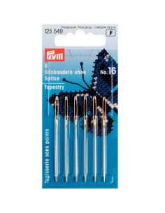 Aiguilles à tapisserie sans pointe, No. 16, 1,60 x 55mm