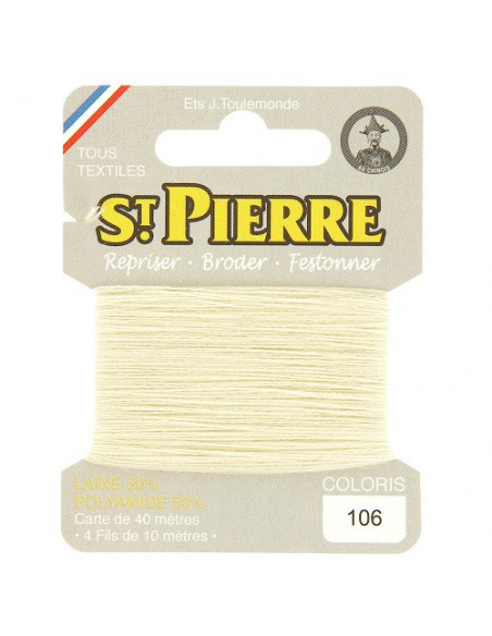 Laine à repriser, St Pierre