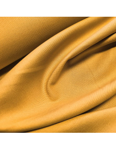 Tissu, Canvas Uni, Jaune Moutarde, Laize 140 cm, 100% Coton 322g/m² 2