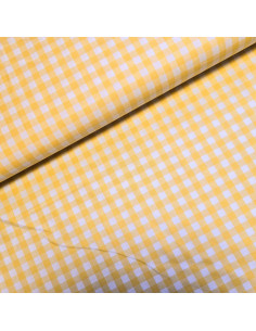 Vichy carreaux moyens, jaune