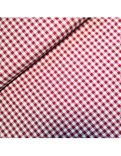Vichy carreaux moyens, rouge