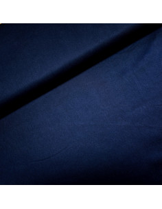 Viscose unie stretch, bleu marine