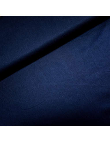 Tissu, Viscose Unie Stretch, Bleu Marine, Laize 140 cm, 97% Viscose 3% Elasthanne