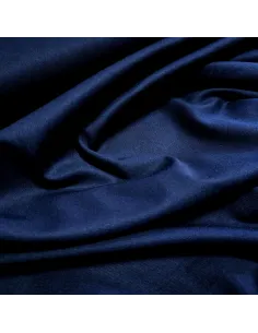 Tissu, Viscose Unie Stretch, Bleu Marine, Laize 140 cm, 97% Viscose 3% Elasthanne 2