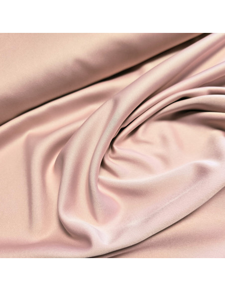 Tissu, Microfibre Royal Micro Satin, Rose Poudré, Laize 150 cm, 100% Polyester