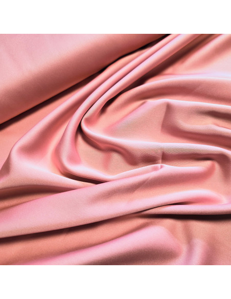 Tissu, Microfibre Royal Micro Satin, Rose, Laize 150 cm, 100% Polyester 190g/ml