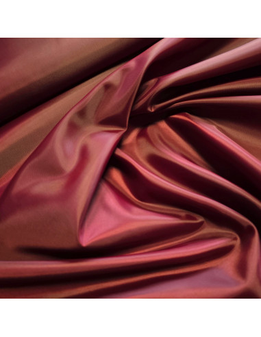 Tissu, Doublure Toscane, Rouge Bordeaux, Laize 150 cm, 100% Polyester