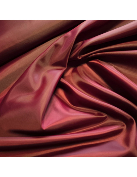 Tissu, Doublure Toscane, Rouge Bordeaux, Laize 150 cm, 100% Polyester