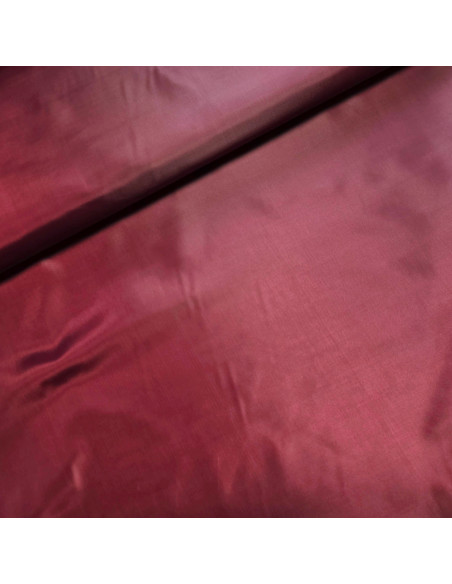 Tissu, Doublure Toscane, Rouge Bordeaux, Laize 150 cm, 100% Polyester