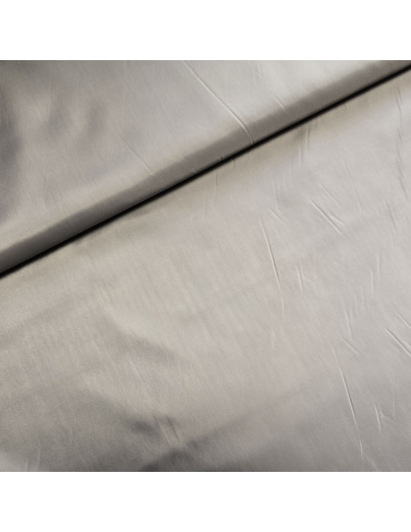 Tissu, Doublure Toscane Satinée, Gris, Laize 150 cm, 100% Polyester