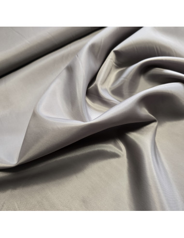 Tissu, Doublure Toscane Satinée, Gris, Laize 150 cm, 100% Polyester