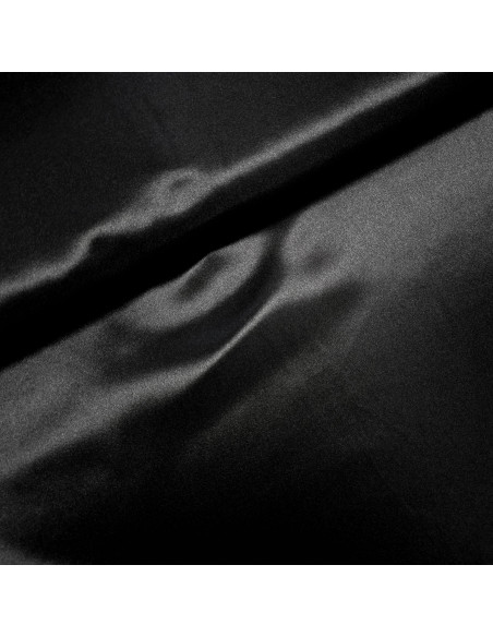 Doublure satin, noir