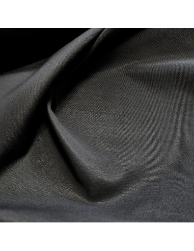 Tissu, Toile Transat Unie, Gris, Laize 45 cm, Dralon & Polypropylène Extérieur
