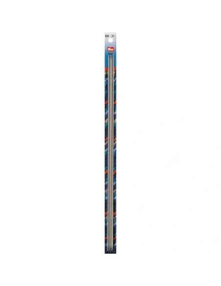 Aiguilles à tricoter 2 pointes 40 cm Ø2,5 mm | Zephyr Tissus
