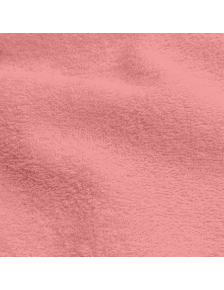 Tissu, Éponge de Coton Uni, Rose Clair, Laize 150 cm, 100% Coton 400g/m²
