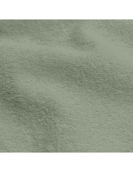 Tissu, Éponge de Coton Premium, Vert de Gris, Laize 150 cm, 100% Coton 400g/m²