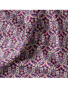 Cretonne de coton, fleurs Jaklynn 2