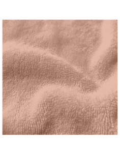 Tissu, Éponge de Bambou Doudou Double Face, Nude, Laize 150 cm, 40% Bambou 40% Polyester 20% Coton 305g/m²