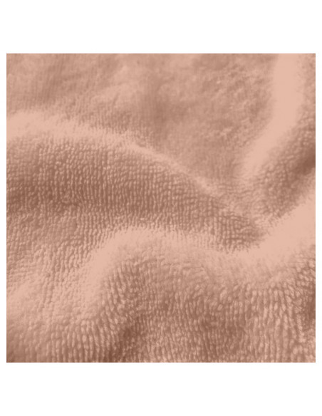 Tissu, Éponge de Bambou Doudou Double Face, Nude, Laize 150 cm, 40% Bambou 40% Polyester 20% Coton 305g/m²