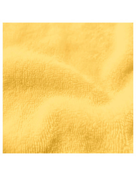 Tissu, Éponge de Bambou Doudou, Jaune Citron, Laize 150 cm, 40% Bambou 40% Polyester 20% Coton