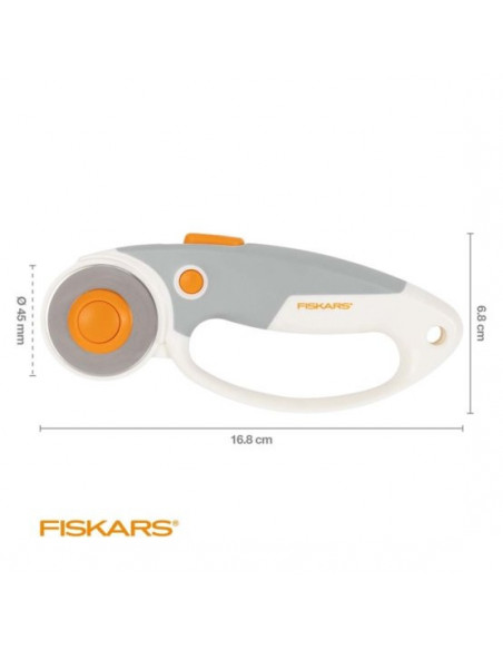 Cutter rotatif avec poignée, 45 mm